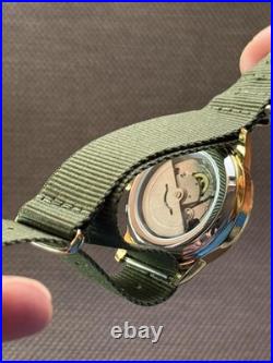 Raketa Copernicus Turquoise Vintage Soviet Automatic Men Watch 90s Sun Dial Rare