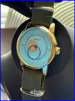 Raketa Copernicus Turquoise Vintage Soviet Automatic Men Watch 90s Sun Dial Rare