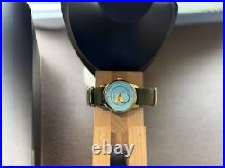 Raketa Copernicus Turquoise Vintage Soviet Automatic Men Watch 90s Sun Dial Rare