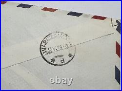 Rare 1958 Russia Cover From American Consulate In Germany Sent To Poland