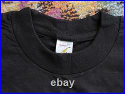 Rare 90's Soviet Union Vintage USSR Game Over Single Stitch Sz Large Blk Tee