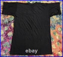Rare 90's Soviet Union Vintage USSR Game Over Single Stitch Sz Large Blk Tee