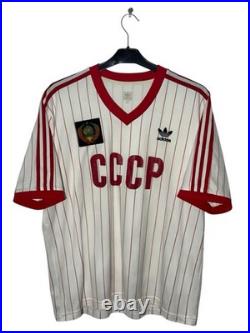 Rare Adidas Ussr Cccp Soviet Union 1982 World Cup Jersey T-shirt Jersey Jersey