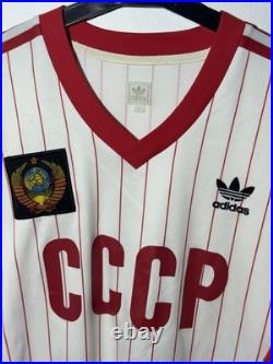 Rare Adidas Ussr Cccp Soviet Union 1982 World Cup Jersey T-shirt Jersey Jersey