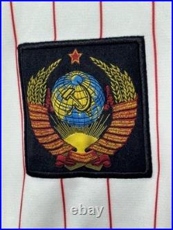 Rare Adidas Ussr Cccp Soviet Union 1982 World Cup Jersey T-shirt Jersey Jersey