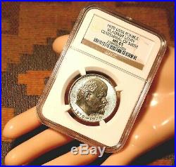 Rare Centennial Lenin 1970 Ussr Soviet Union Ngc Ms65 Russian Rouble Coin Russia