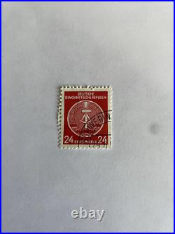 Rare Deutsche Demokratische Republik German Postage Stamp Early Vintage 24
