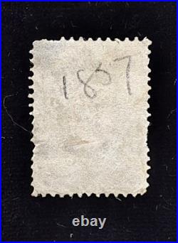 Rare! Russia No. 3 Perforated 14.1/2x15 Used. Damaged