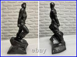 Rare USSR figurine of Hero of the Soviet Union, poet and journalist Musa Jalil