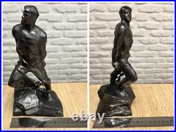 Rare USSR figurine of Hero of the Soviet Union, poet and journalist Musa Jalil