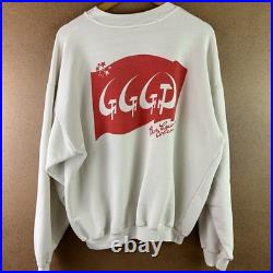 Rare VTG Vintage 90s Soviet Union CCCP Party Is Over Crewneck Sweatshirt XL
