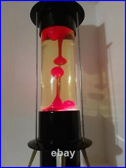 Rare Vintage 1970s Soviet Scarlet Lava Lamp Space Rocket Night light USSR