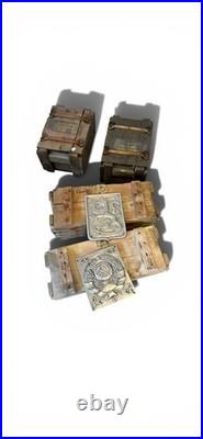 Rare Vintage Finland & Soviet Union Guard Border Post Metal Plaques Set USSR