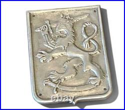 Rare Vintage Finland & Soviet Union Guard Border Post Metal Plaques Set USSR