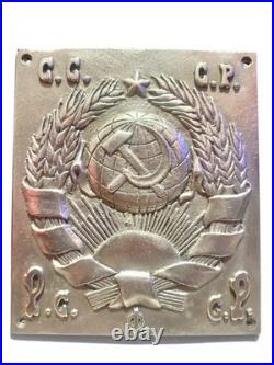 Rare Vintage Finland & Soviet Union Guard Border Post Metal Plaques Set USSR