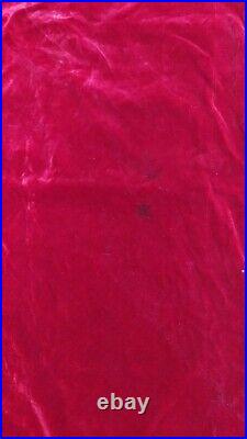 Rare Vintage Soviet Union Russia USSR large velvet flag Banner