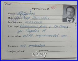 Rare documents Chernobyl zone Soviet Union USSR (Workers)