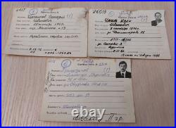 Rare documents Workers Chernobyl zone Soviet Union USSR