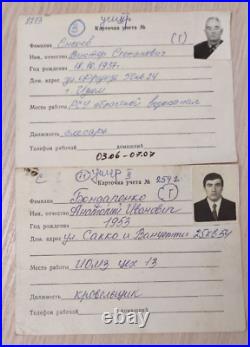 Rare documents Workers Chernobyl zone Soviet Union USSR