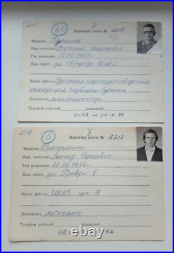 Rare documents Workers Chernobyl zone Soviet Union USSR