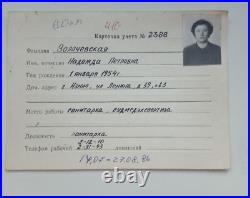 Rare documents Workers Chernobyl zone Soviet Union USSR