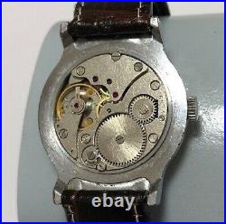 Rare luxury Men's wristwatch Pobeda USSR Soviet Union Chromium-plated GIFT
