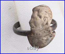 Ring WW2 Joseph Stalin WWII USSR Jughashvili 1878-1953 Soviet Union PENDANT Stal