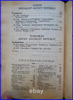 Russia 1929 USSR Soviet Union Tourist nice Travel Guide 6+ maps Leningrad Moscow