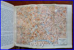 Russia 1929 USSR Soviet Union Tourist nice Travel Guide 6+ maps Leningrad Moscow