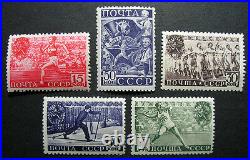 Russia 1940 #784-788 MH OG Russian USSR Sports Festival Comb Perf Set $512.30