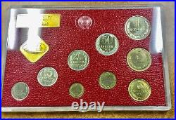 Russia 1974 9 coin Proof Like Mint Set Soviet Union the Leningrad Mint