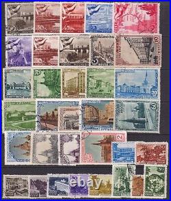 Russia Soviet Union 1947 Complete Year set Used witho S/Sheets CV 300 EUR