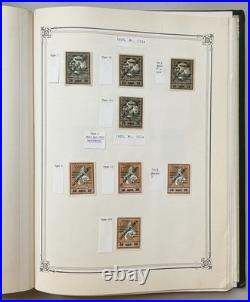 Russia Soviet Union Collection of Philatelic Exchange Tax Stamps (1914-26) W
