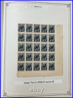 Russia Soviet Union Collection of Philatelic Exchange Tax Stamps (1914-26) W