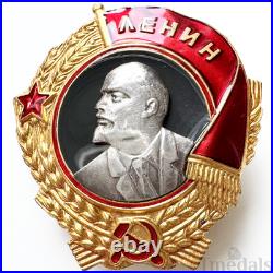 Russia Soviet Union Order of Lenin Medal USSR CCCP Pure Silver Portrait Replica