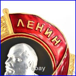 Russia Soviet Union Order of Lenin Medal USSR CCCP Pure Silver Portrait Replica