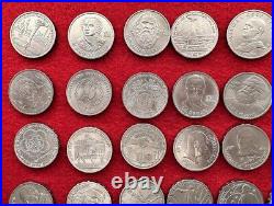 Russia Soviet Union/USSR Soviet Jubilee Coins Various Years 44 coins, 1978-1991