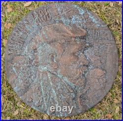 Russia Soviet Union USSR Vladimir Lenin Metal Bas Relief Commemorative Plaque