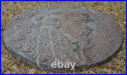 Russia Soviet Union USSR Vladimir Lenin Metal Bas Relief Commemorative Plaque