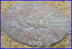 Russia Soviet Union USSR Vladimir Lenin Metal Bas Relief Commemorative Plaque