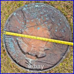 Russia Soviet Union USSR Vladimir Lenin Metal Bas Relief Commemorative Plaque