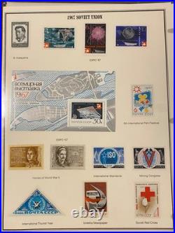 Russia Stamps Soviet Union Collection 1967-91 Mint 2 Mystic Volumes L-1580