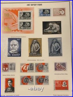 Russia Stamps Soviet Union Collection 1967-91 Mint 2 Mystic Volumes L-1580