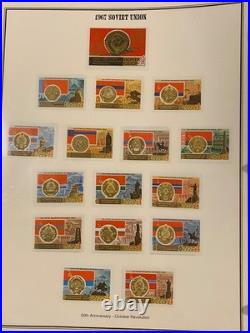 Russia Stamps Soviet Union Collection 1967-91 Mint 2 Mystic Volumes L-1580