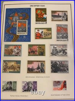 Russia Stamps Soviet Union Collection 1967-91 Mint 2 Mystic Volumes L-1580