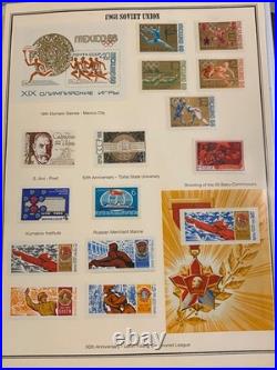 Russia Stamps Soviet Union Collection 1967-91 Mint 2 Mystic Volumes L-1580