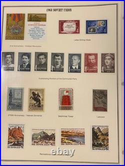 Russia Stamps Soviet Union Collection 1967-91 Mint 2 Mystic Volumes L-1580