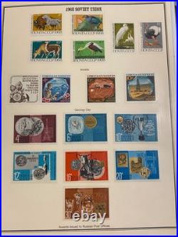 Russia Stamps Soviet Union Collection 1967-91 Mint 2 Mystic Volumes L-1580