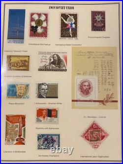 Russia Stamps Soviet Union Collection 1967-91 Mint 2 Mystic Volumes L-1580