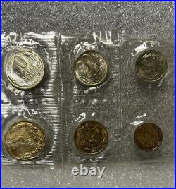 Russia USSR Soviet Union 1968 Sealed Kopeck Coin Set BOX5